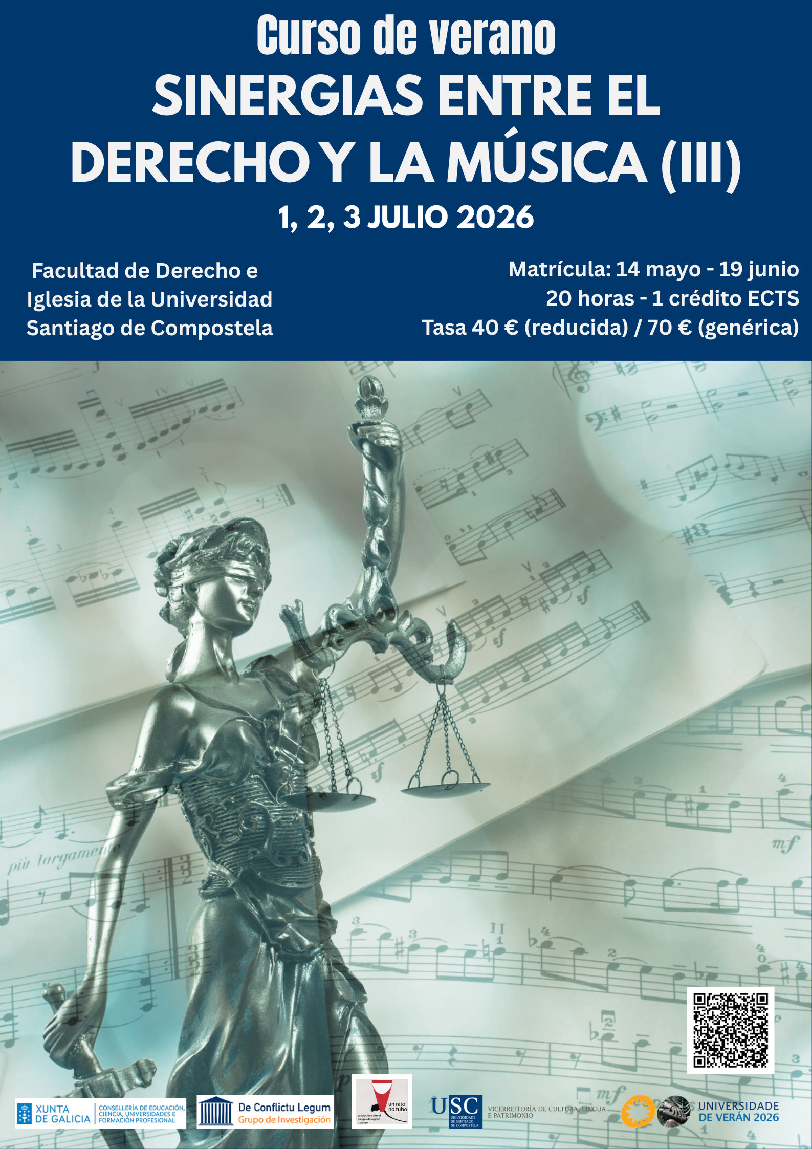 Cartel Curso Derecho y Musica 2026 - PNG
