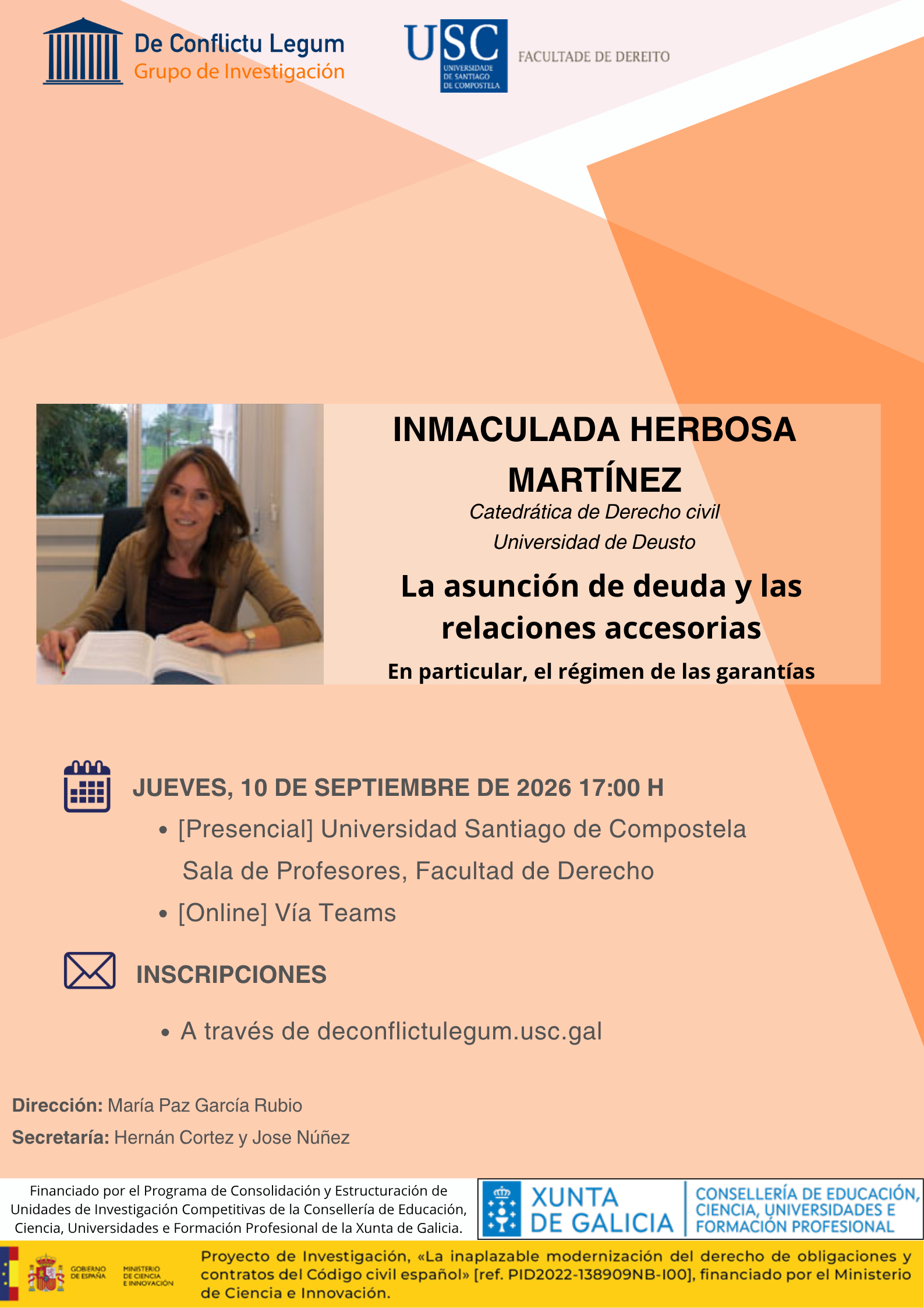 Cartel seminario septiembre 2026 Herbosa