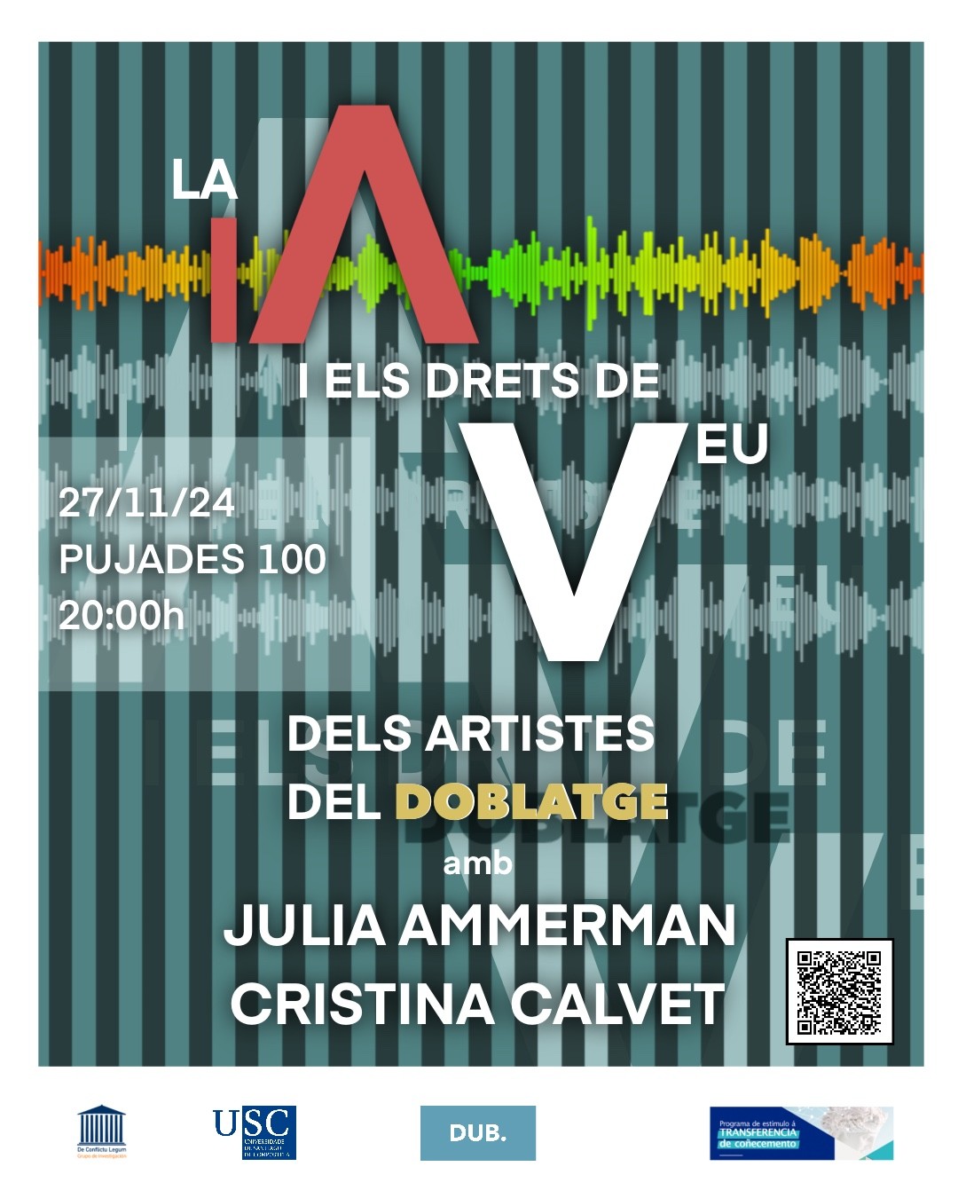 Cartel Seminario DUB Barcelona 27 nov